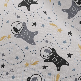 Space Dog Space Adventure Chiffon
