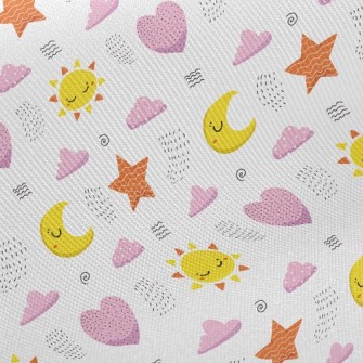 Simple Line Stars Twill