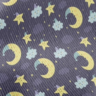Good Night Moon Stars Cloud Standard Corduroy