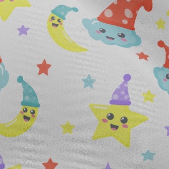 Hat Stars Moon Chiffon