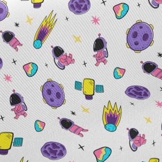 Astronaut Space Exploration Twill