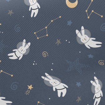 Stars And Space Bunny Twill