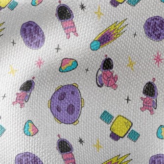 Astronaut Space Exploration Waterproof Canvas