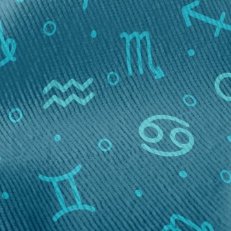 Zodiac Signs Standard Corduroy
