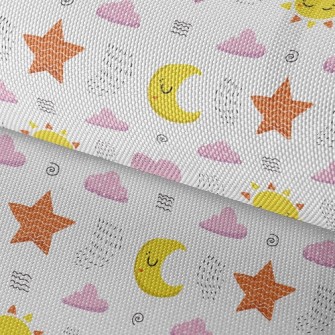 Simple Line Stars Waterproof Oxford