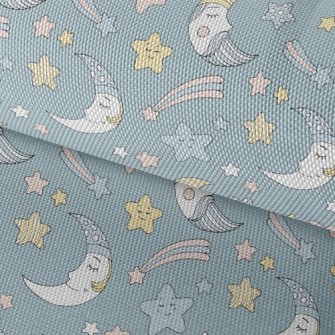 Father Moon And Shooting Stars Waterproof Oxford