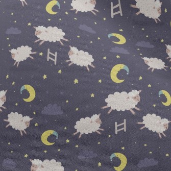 Sheep Jumping Fence Chiffon