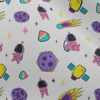 Astronaut Space Exploration Chiffon
