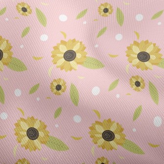 Elegant Sunflower Dobby