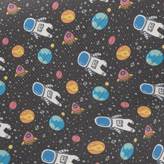 Outer Space Astronaut Twill