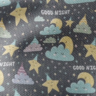 Good Night, Sweet Dreams, Star Waterproof Canvas