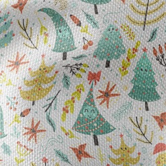 Christmas Tree Elf Waterproof Canvas