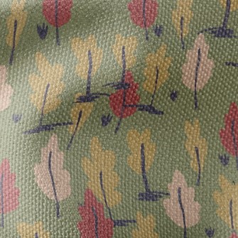 Growing Small Leaves Waterproof Canvas