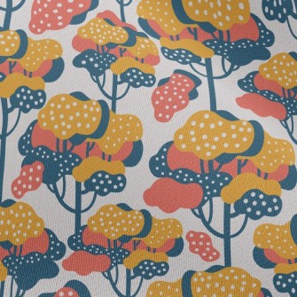 Childlike Little Trees Chiffon