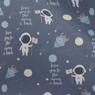 Astronauts Land On The Moon Chiffon