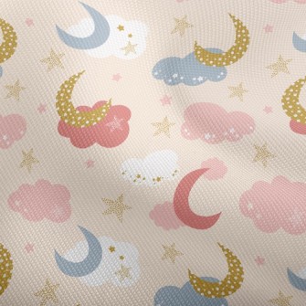 Shining Moon Pink Clouds Dobby