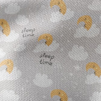 Moon Sleeping Time Waterproof Canvas