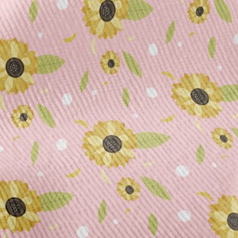 Elegant Sunflower Standard Corduroy