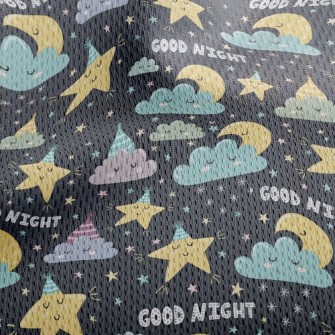Good Night, Sweet Dreams, Star Athletic Mesh Flat Back