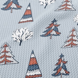 Tricolor Christmas Tree Birdseye Piqué