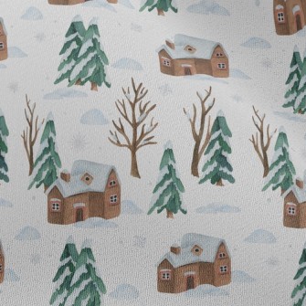 House In Snow Chiffon