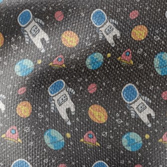 Outer Space Astronaut Waterproof Canvas