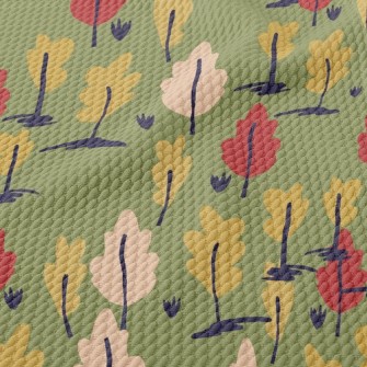 Growing Small Leaves Birdseye Piqué