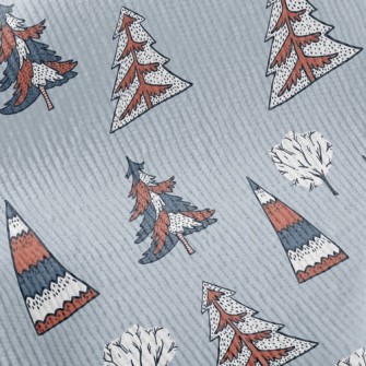 Tricolor Christmas Tree Standard Corduroy