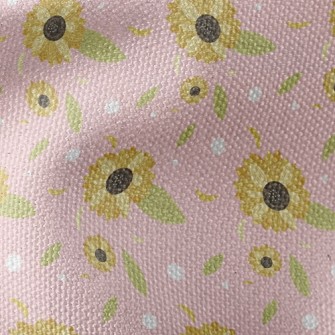 Elegant Sunflower Waterproof Canvas