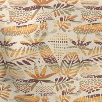 Tropical Hollow Leaves Stretch Ponte