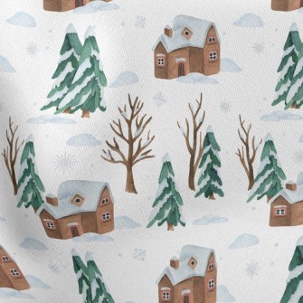 House In Snow Stretch Ponte