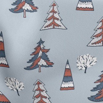 Tricolor Christmas Tree Stretch Ponte