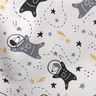 Space Dog Space Adventure Stretch Ponte