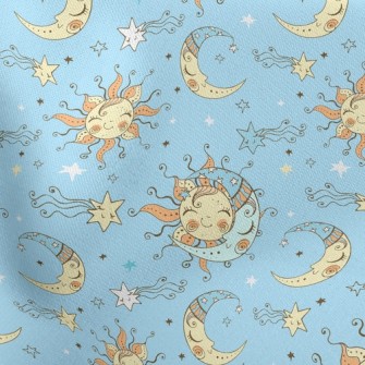 Smiling Sun And Moon Stretch Ponte