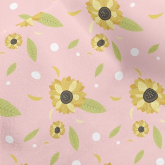 Elegant Sunflower Micro Fleece