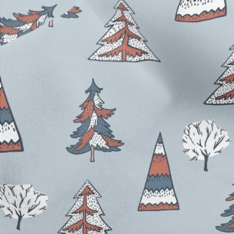 Tricolor Christmas Tree Micro Fleece