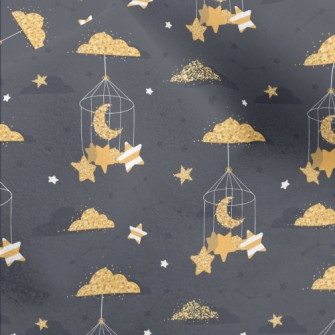 Shining Cage Moon Micro Fleece