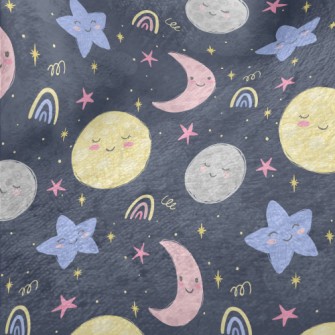 Cartoon Planet Moon Minky