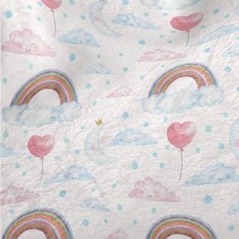 Happy Rainbow Minky