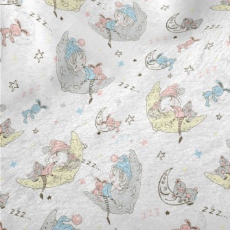 Kids Animal Sleep Time Minky