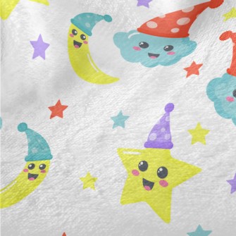 Hat Stars Moon Minky