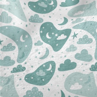 Many Changing Clouds Minky