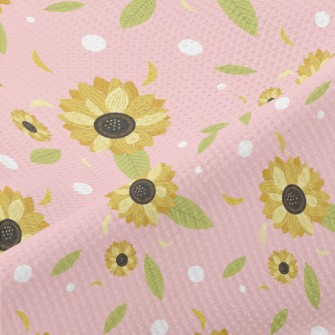 Elegant Sunflower Piqué