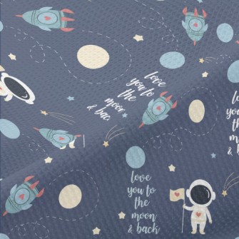 Astronauts Land On The Moon Piqué