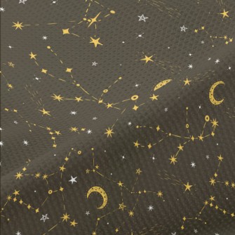 Moon And Constellations Piqué