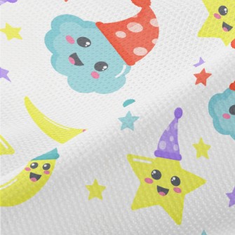 Hat Stars Moon Piqué