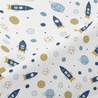 Space Shuttle And Planet Piqué