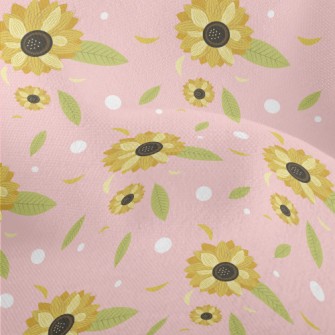 Elegant Sunflower Lightweight Performance Linen