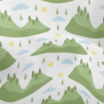 Forest Scenic Area Lightweight Performance Linen