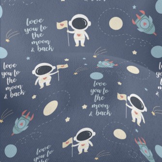 Astronauts Land On The Moon Lightweight Performance Linen